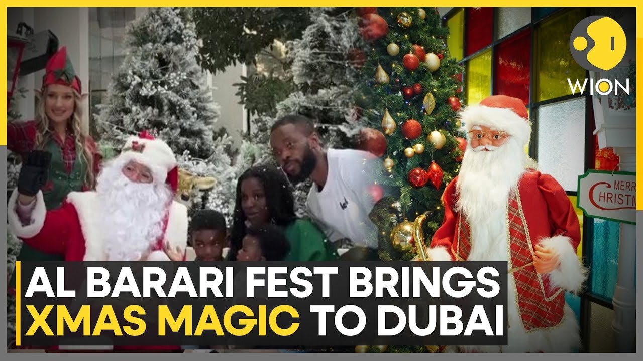Christmas 2024 | Winter Wonderland: Santa & Train Rides At Al Barari Fest | World News | WION