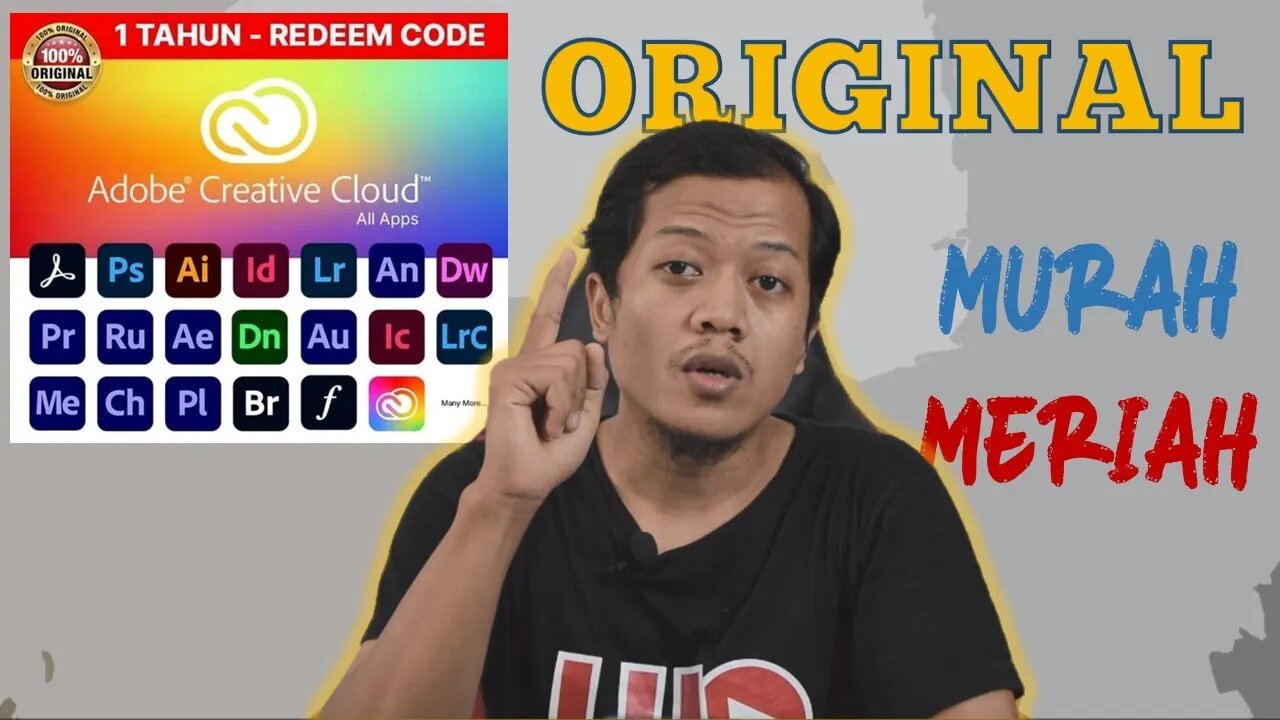 Redeem Code Adobe 1 Tahun, Langganan Adobe All Apps Murah Meriah