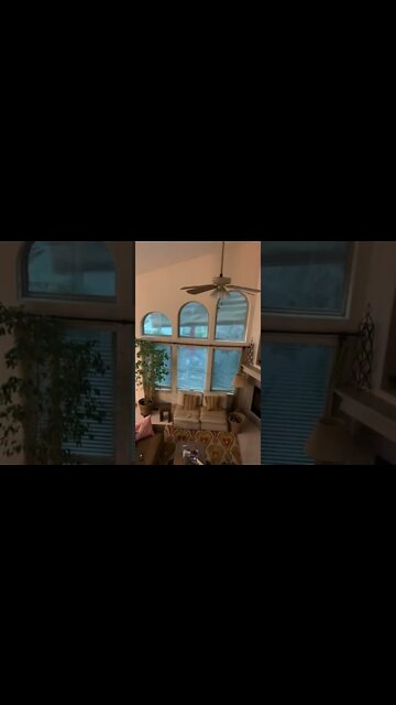 Guy Left Sun Shade On Window in Storm! #MegaFails #Shorts