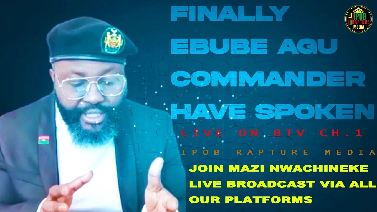 Finally EBUBE AGU Commander Have Confessed! Join Mazi Nwachine Live Broadcast | Jul 22, 2022