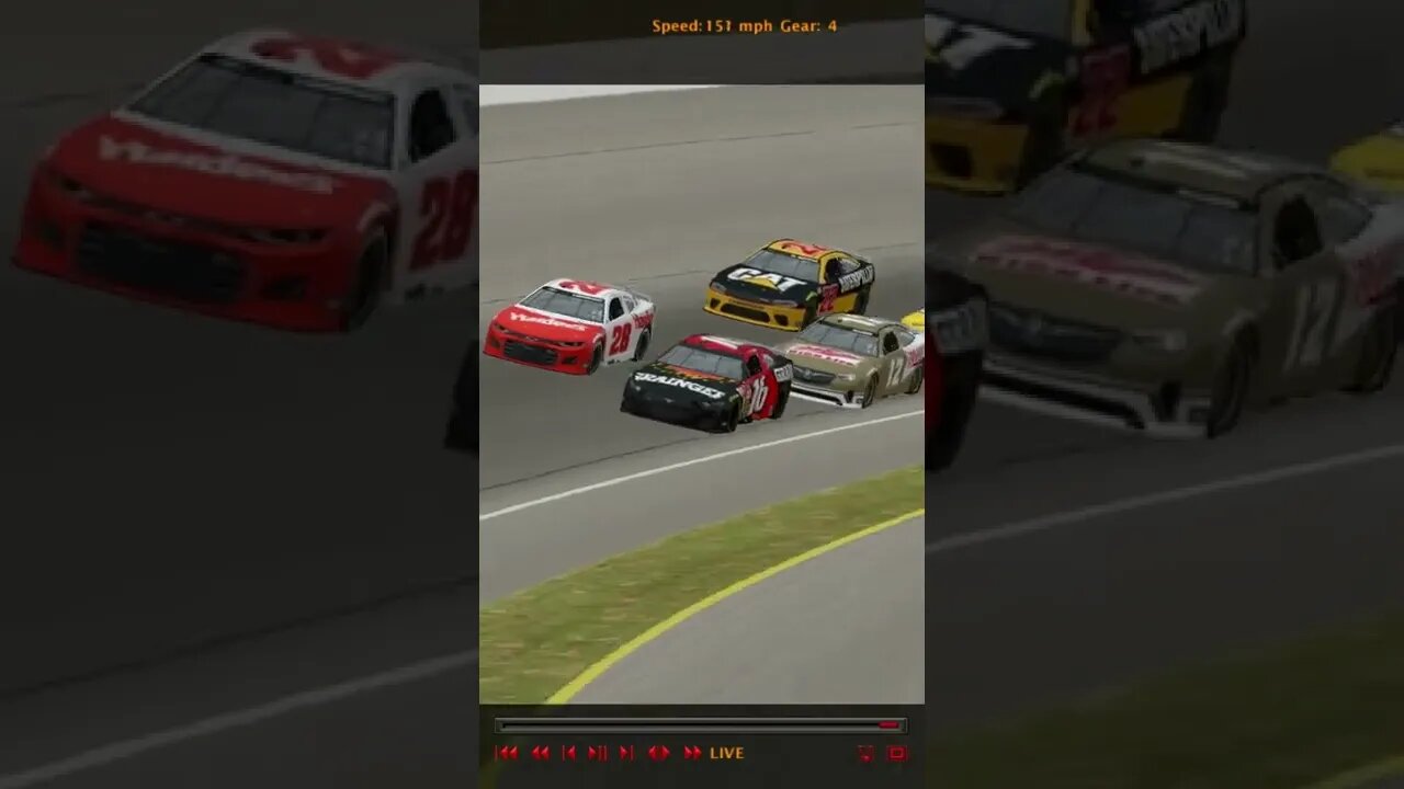 Nascar Racing At Las Vegas NCS22 Mod #shorts