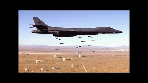 Stunning Video of B1 Lancer in Action Takeoff Landing Training Footage.mp4