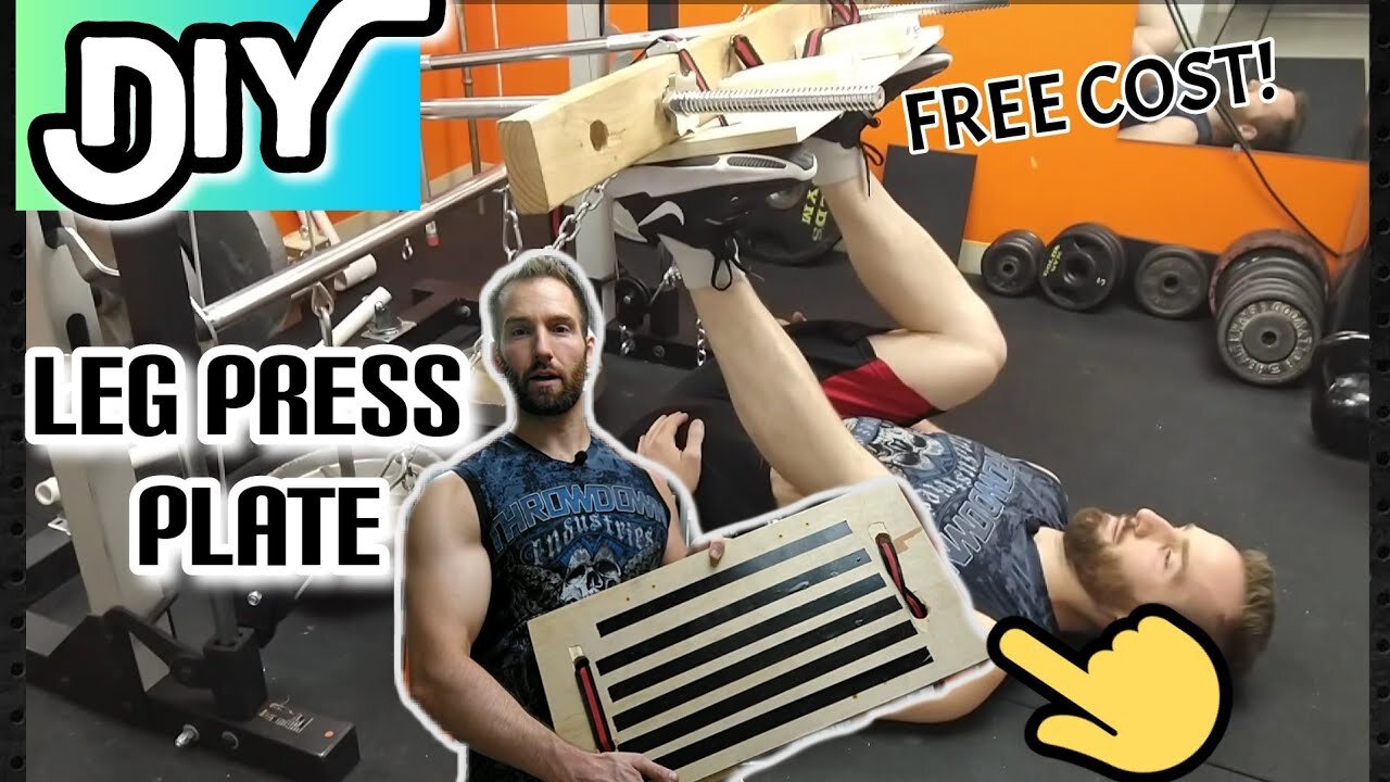 DIY LEG PRESS PLATE SUPER CHEAP(Full Build)