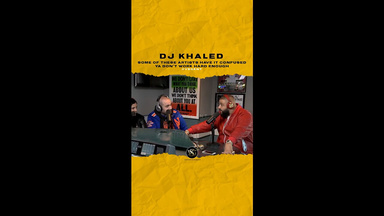 #djkhaled Some of these artists have it confused ya don’t work hard enough. 🎥 @hot97