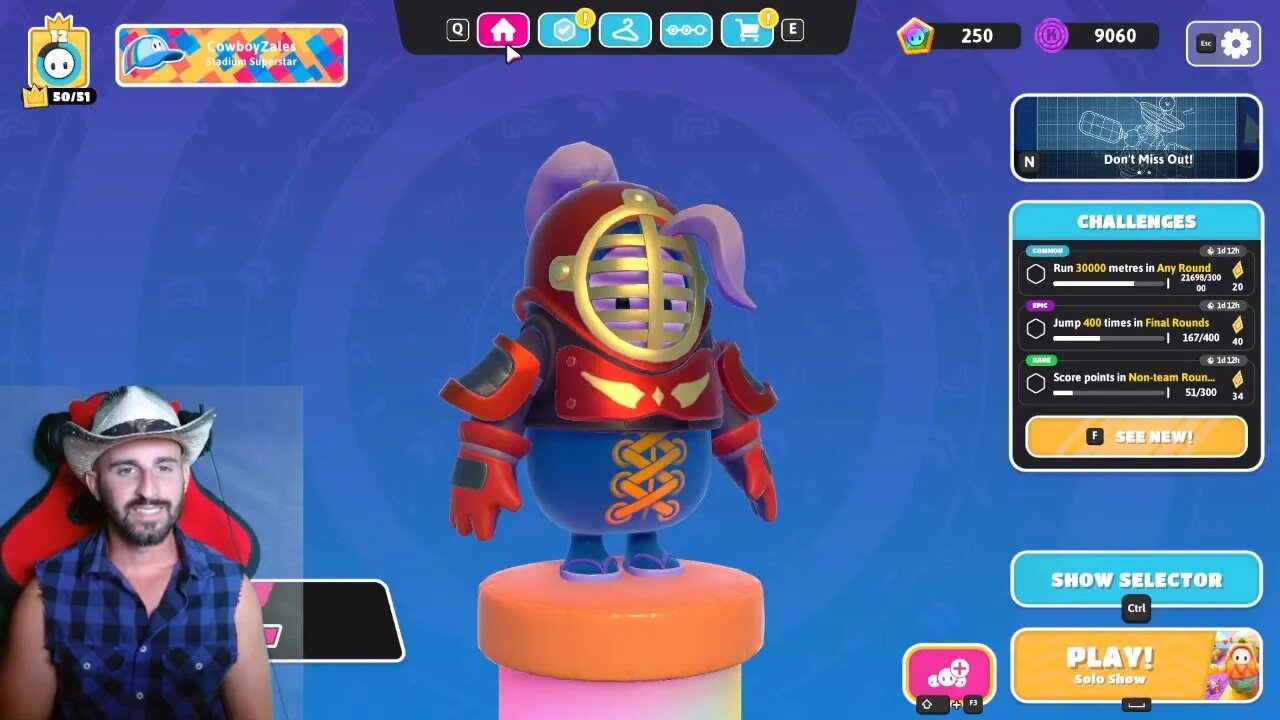 Fall Guys Live Stream- SQUADS/CUSTOMS with Viewers | Session #26