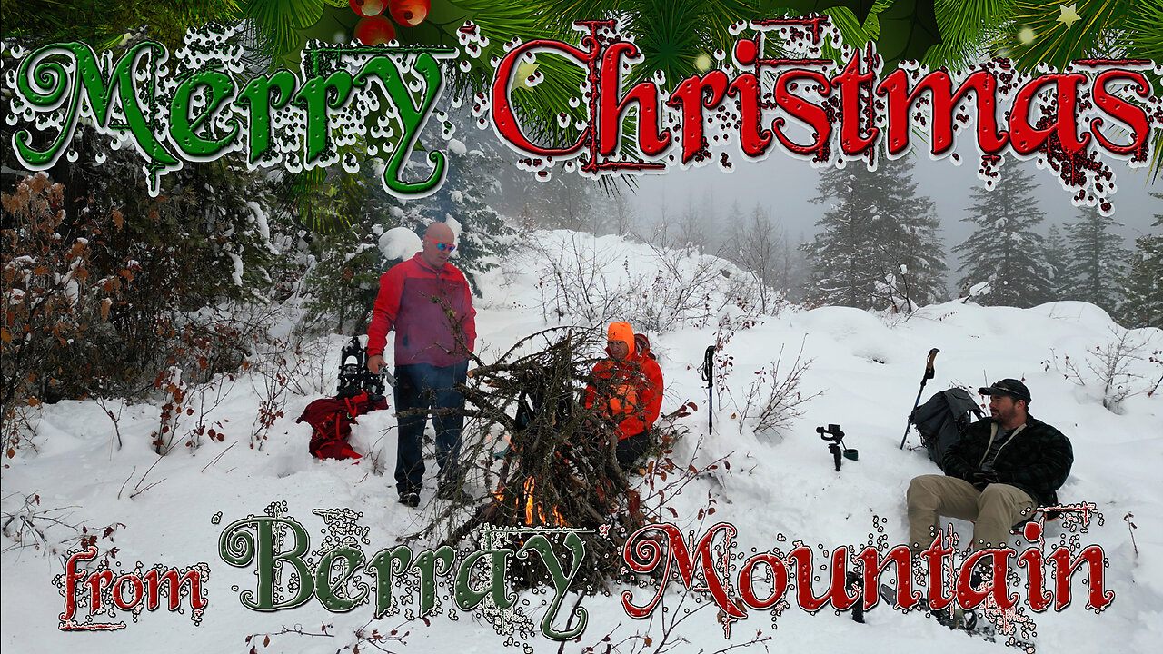 🎅🏻 Merry Christmas from Berray Mountain ❄️ Winter Hike in the Cabinet Mountains, Montana 🎄