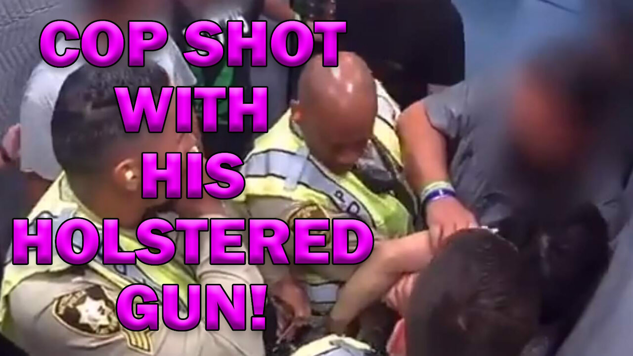 Cop Shot With His Own Gun While Holstered On Video - LEO Round Table S06E28d