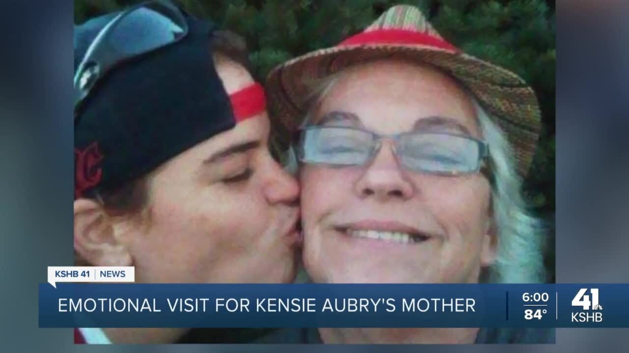 Kensie Aubry's makes drive to KC to bring remains back home