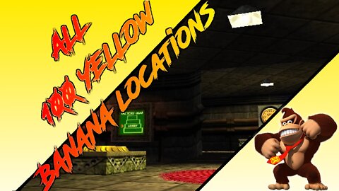 Donkey Kong 64 - Frantic Factory - Donkey Kong - All 100 Yellow Banana Locations