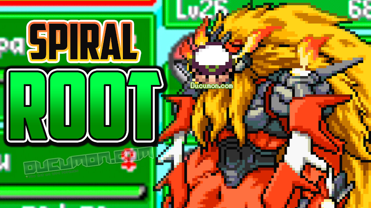 Pokemon Spiral Root - New GBA Hack ROM has fakemon, Digimon, PSS, Light - Beast - Earth Type....