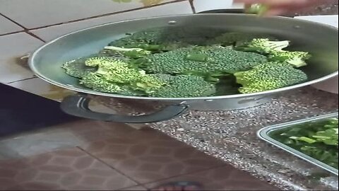 10 Cirurgia bariátrica brócolis colocando na panela