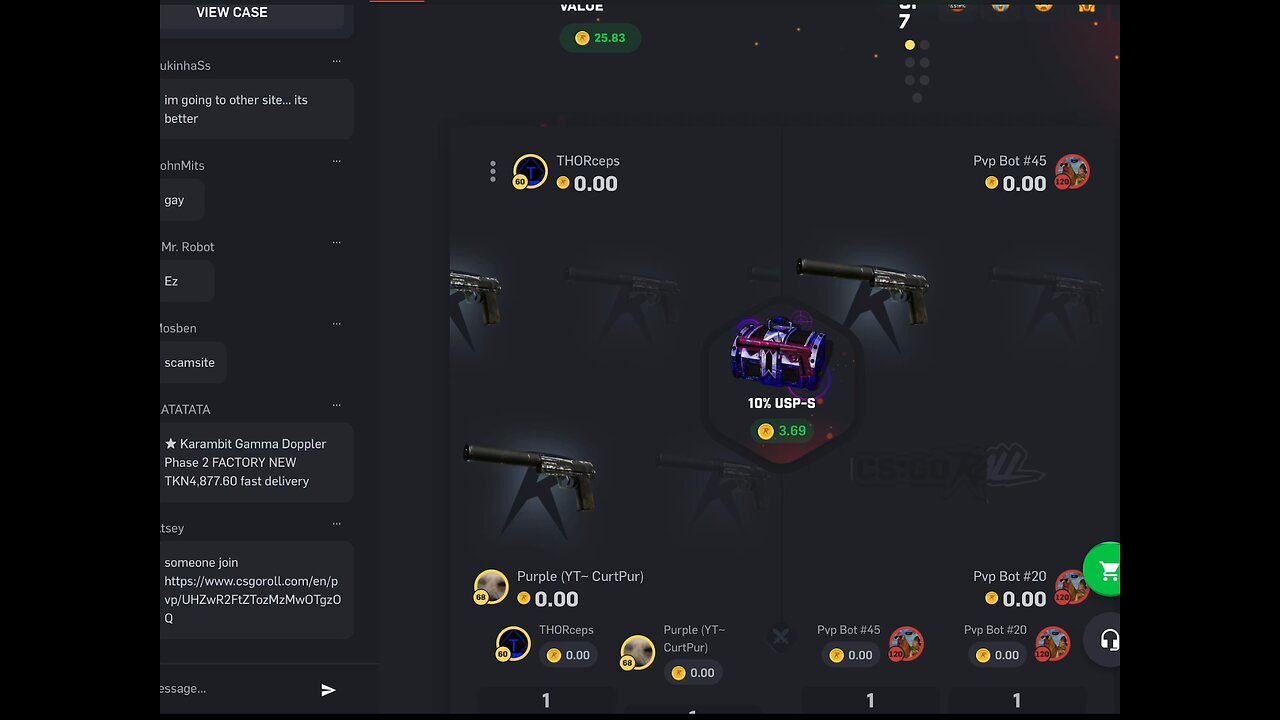 Luckiest CSGO Case Opening Partner (CSGOROLL)