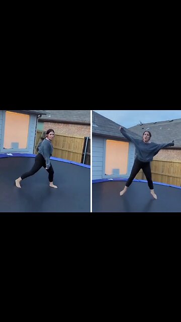 Kids excited to see her do a backflip