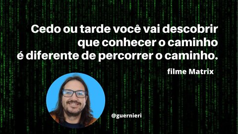 Caminhante não há caminho, o caminho se faz ao andar!