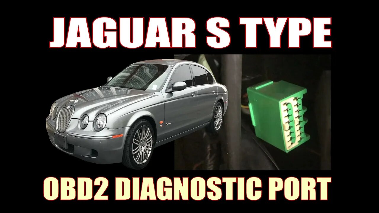 JAGUAR S TYPE - OBD2 DIAGNOSTIC PORT LOCATION