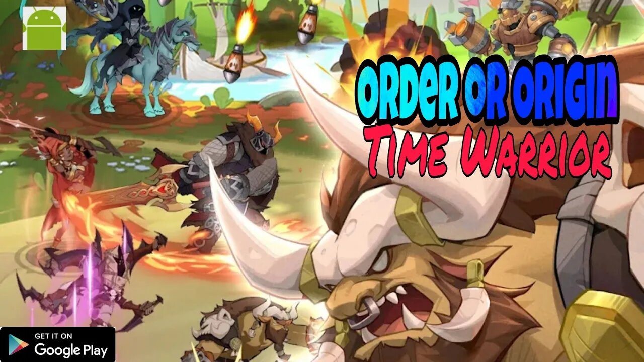 Order or Origin: Time Warrior - for Android