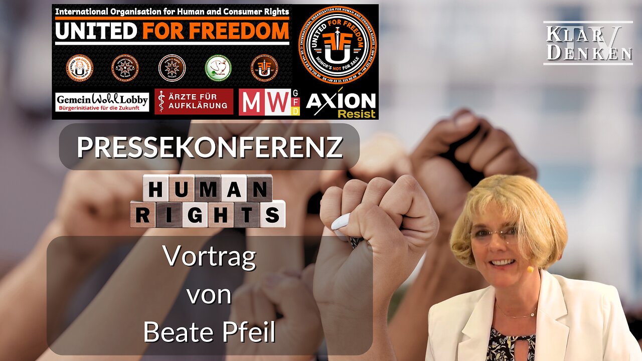 UFF - Pressekonferenz: Vortrag von Dr. jur. Beate Pfeil