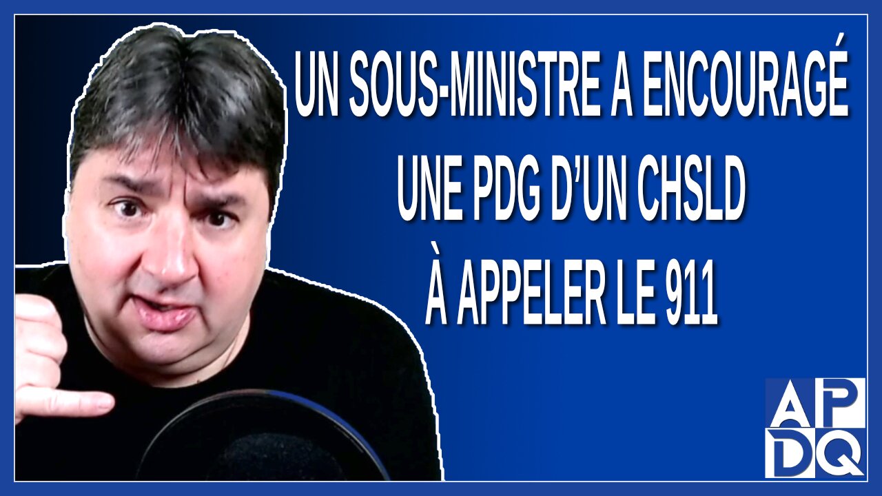 Un sous-ministre a encouragé une PDG à appeler le 911