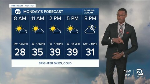 Very cold Sunday ahead