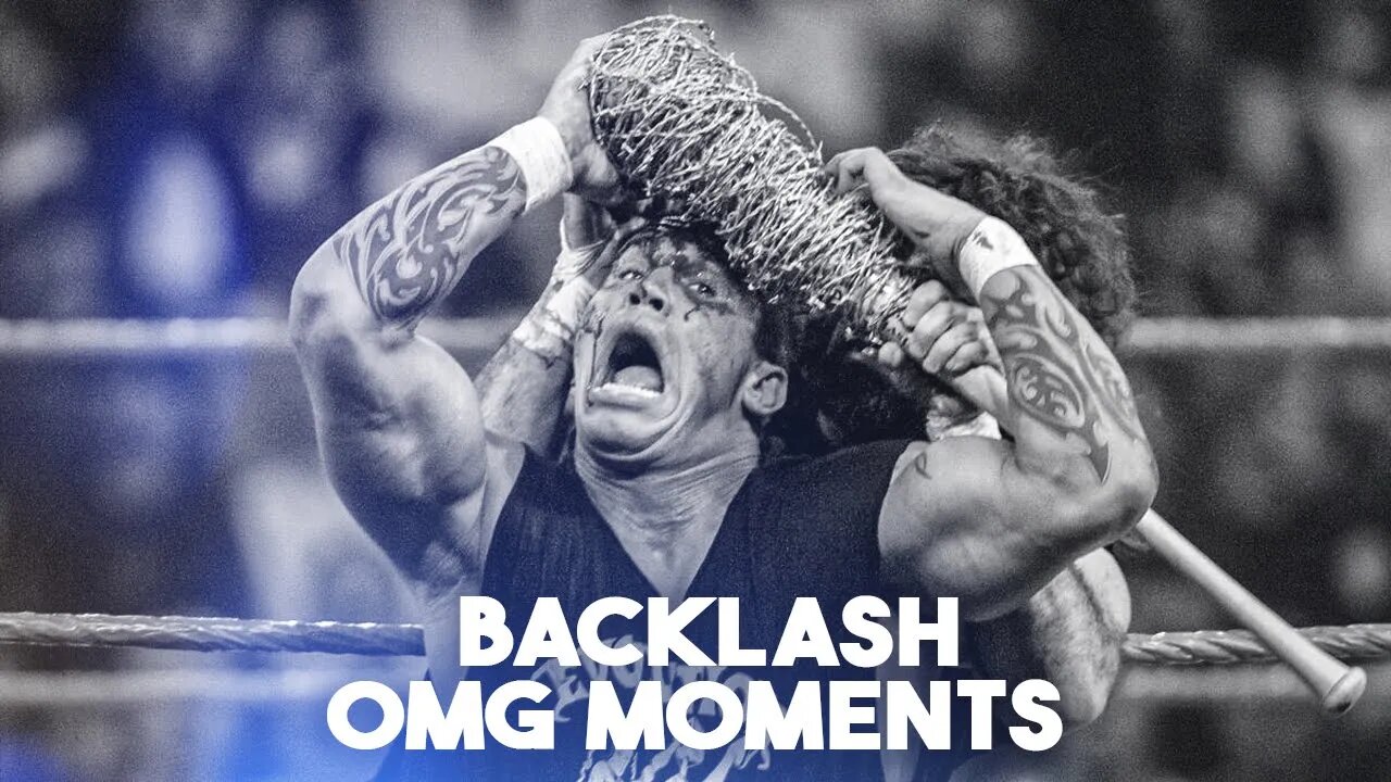 WWE Wrestlemania Backlash OMG Moments