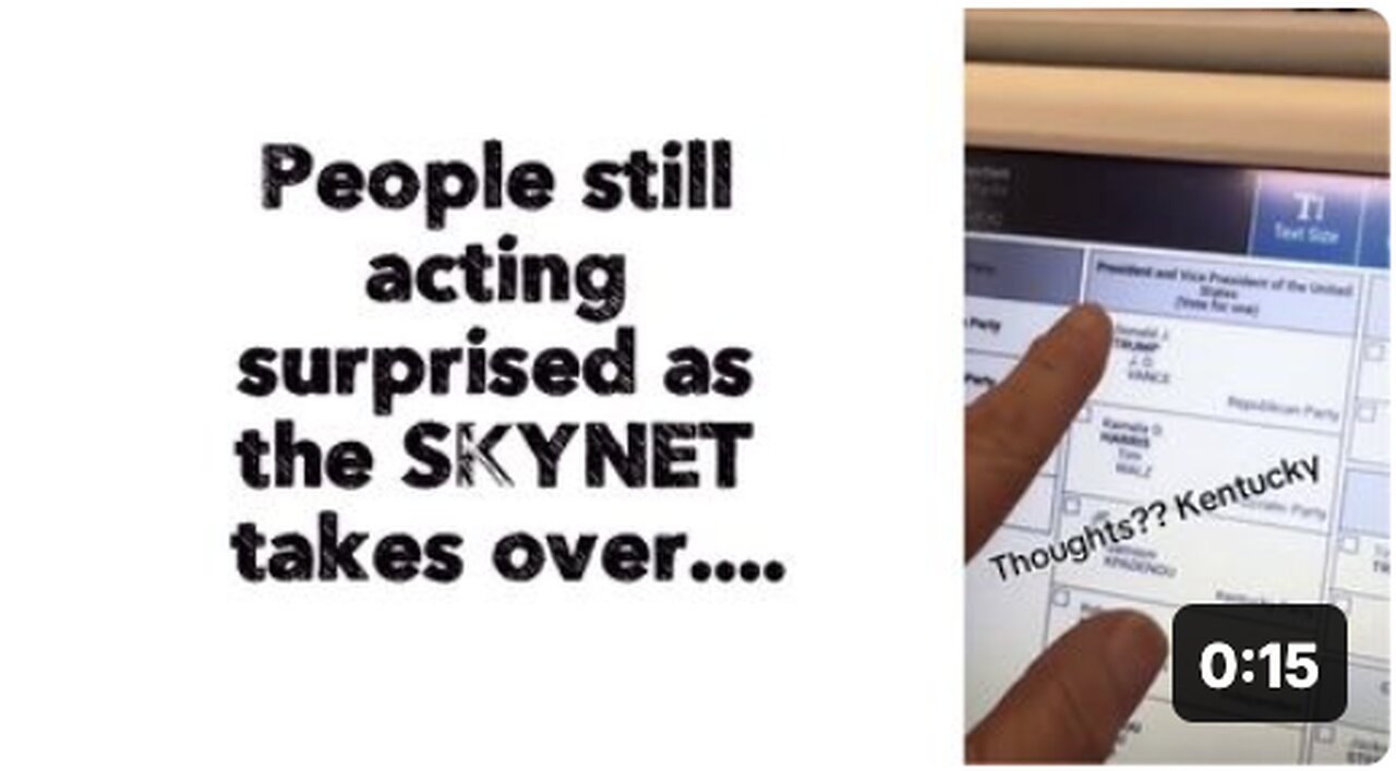 People still acting surprised as the SKYNET takes over....