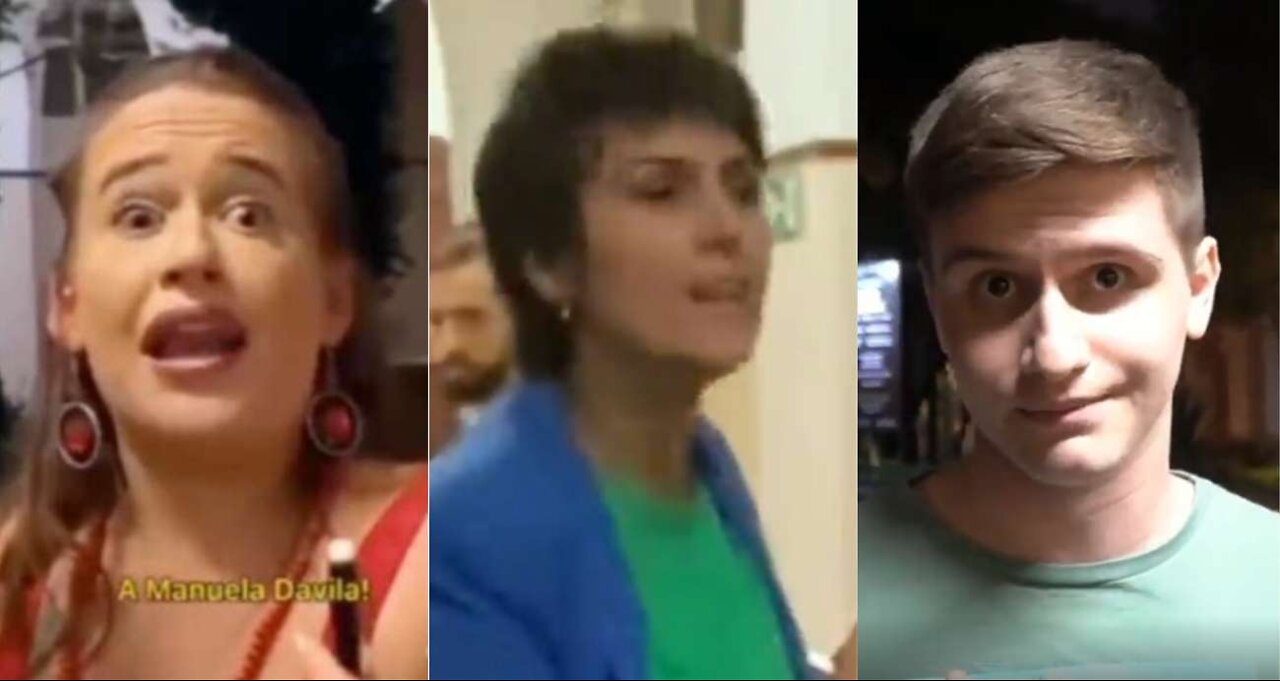 Jovem vai a lançamento de livro de Manuela d’Ávila e deixa esquerdopatas atônitos
