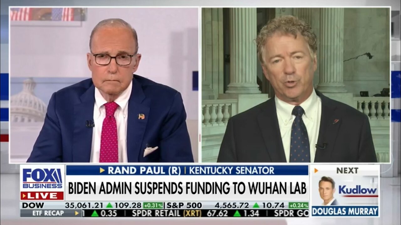 Dr. Rand Paul Joins Larry Kudlow on Fox Business - July 19, 2023