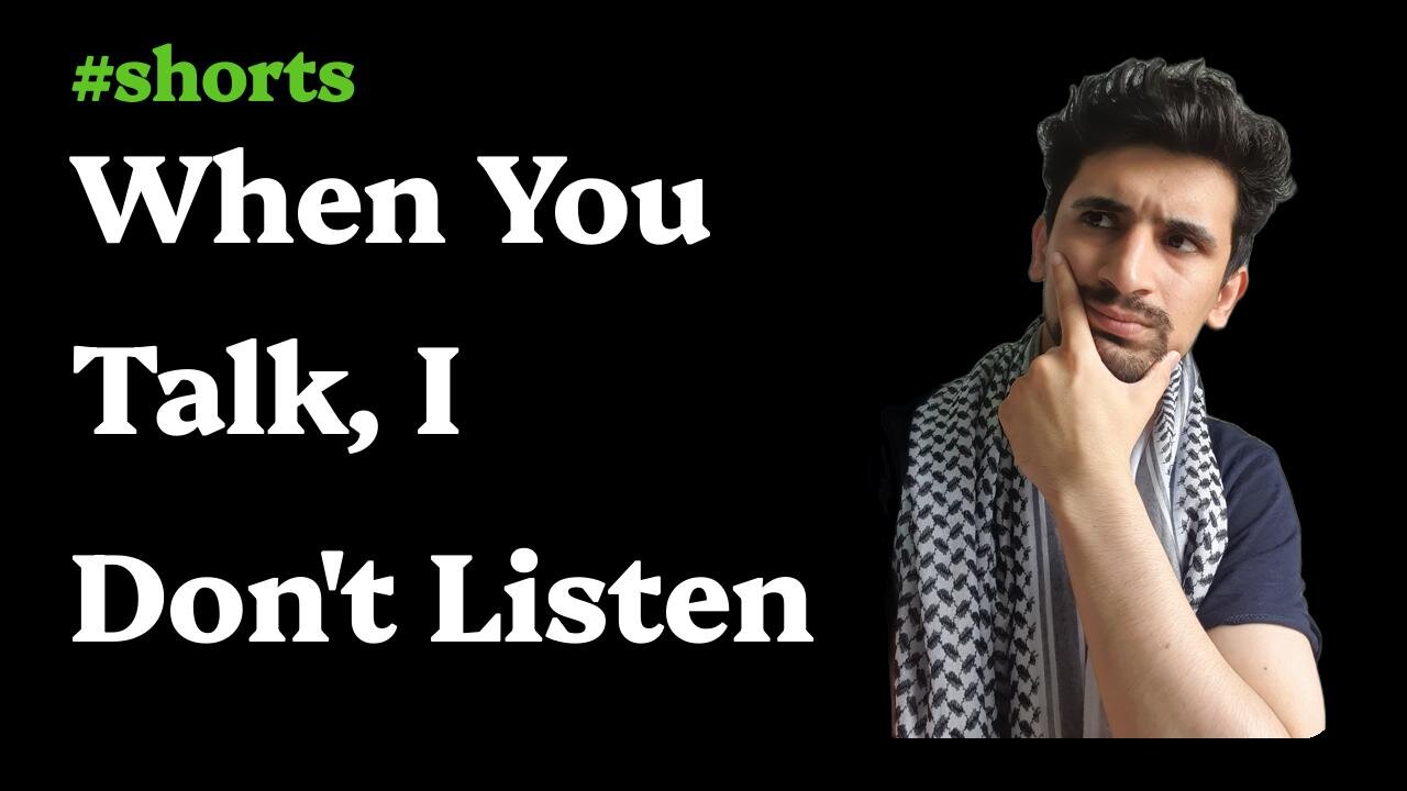 When You Talk, I Don't Listen #shorts #programming #funny
