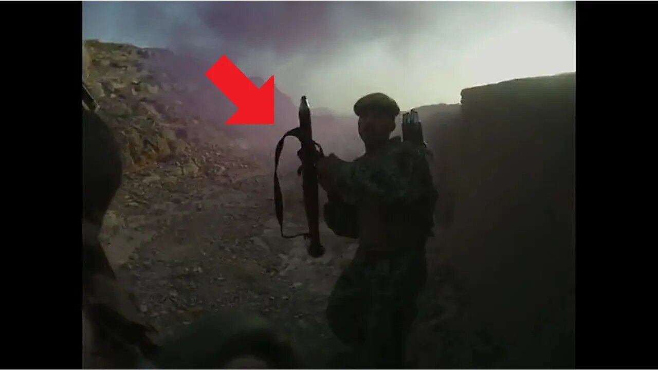 Afghanistan Helmet Cam Combat - RPG Backblast Knocks US Soldier Against Wall During Taliban Ambush