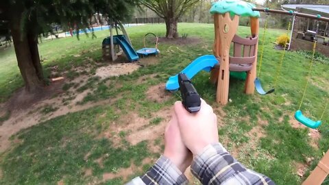 22lr S&W M&P Can't hide from me Mr Squirl