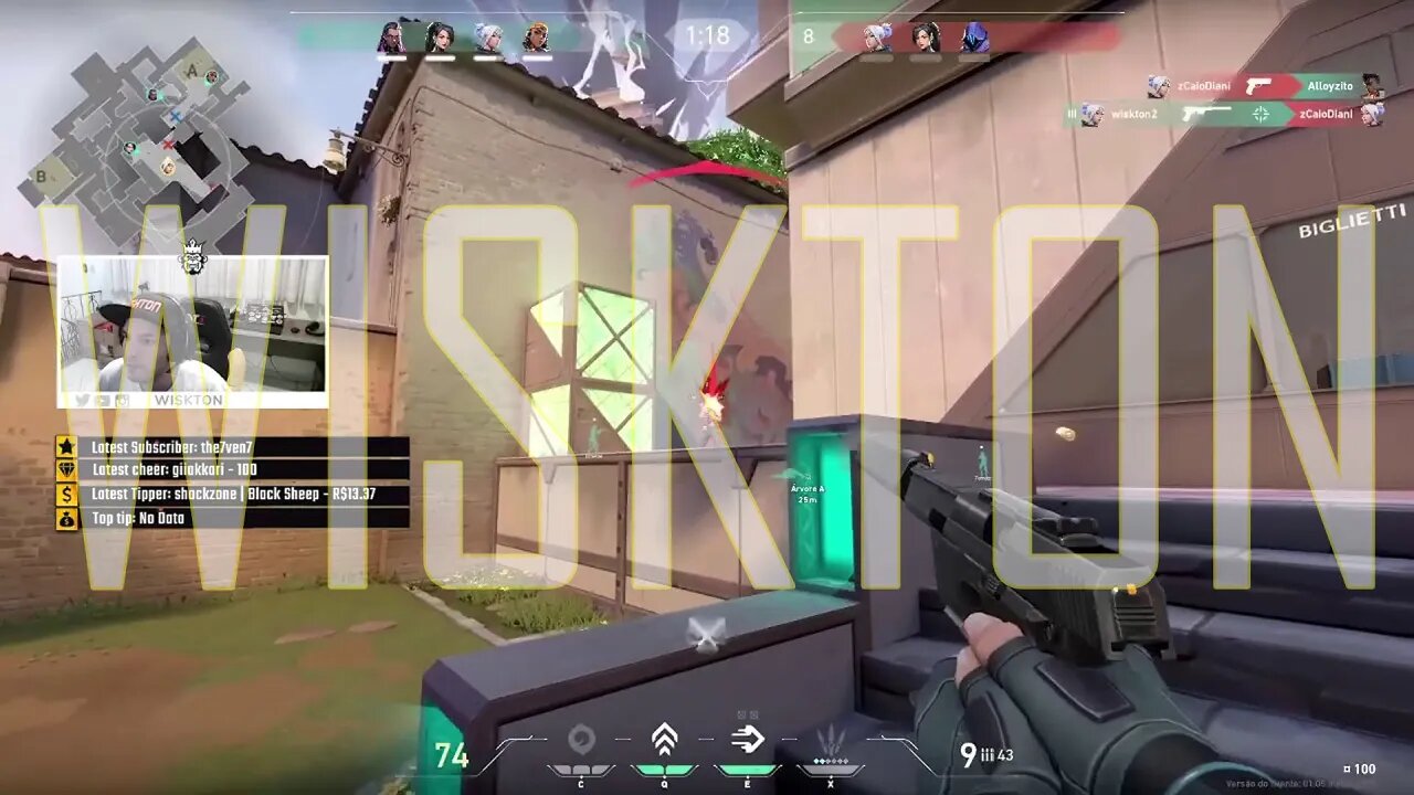 WISKTON FIRST VALORANT Frag Movie