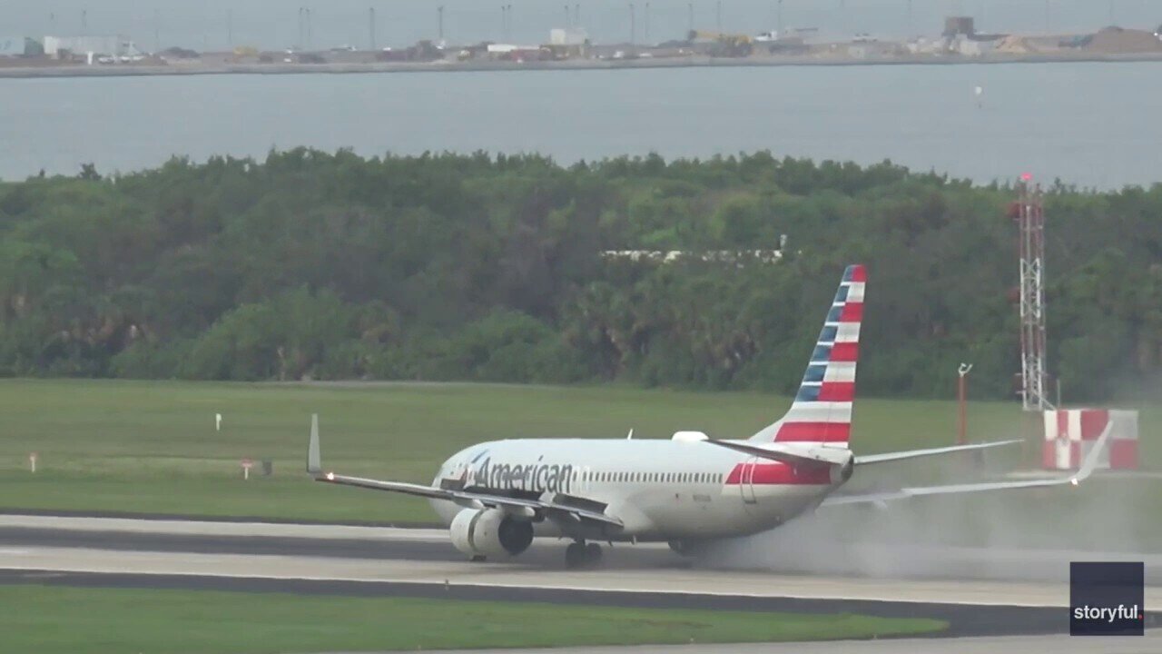 American Airlines Flight Blows Out Multiple Tires During Takeoff