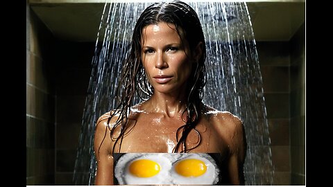 Rhona Mitra splish splash Ai Generated