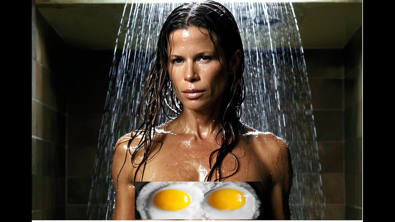 Rhona Mitra splish splash Ai Generated