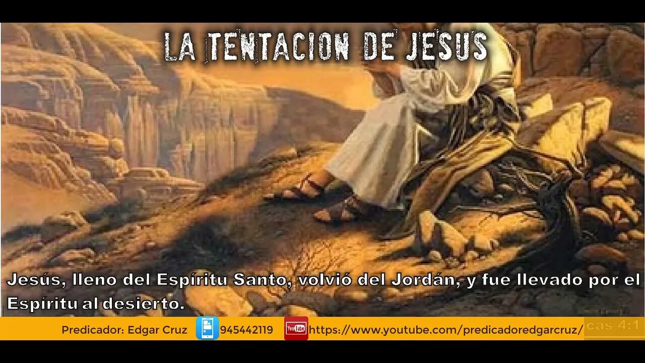 Predicación de Juan el Bautista - Bautismo de Jesús - Tentación de Jesús - EDGAR CRUZ MINISTRIES