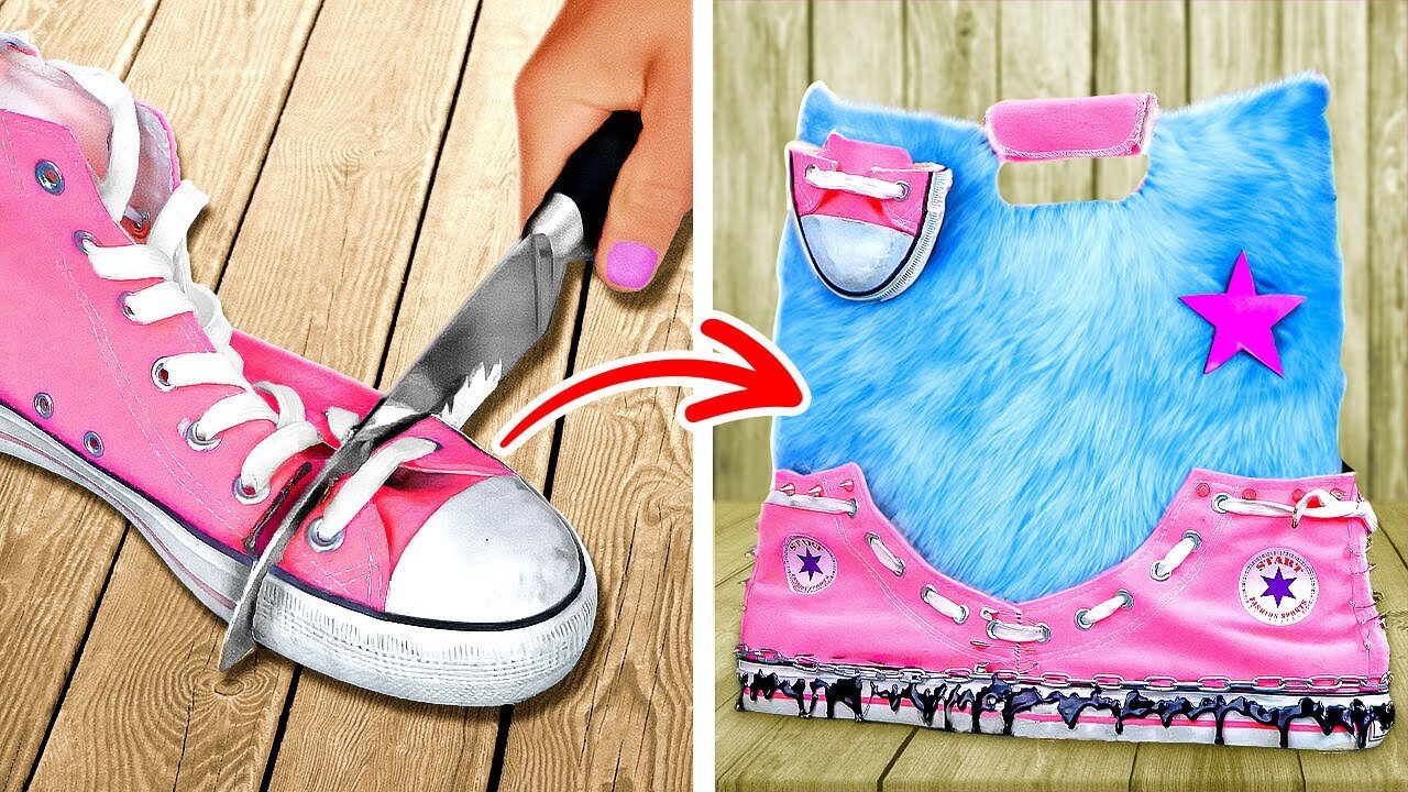 Turn Old Things Into Fancy Accessories 👜👟 Cool Transformations by 5-Minute Crafts