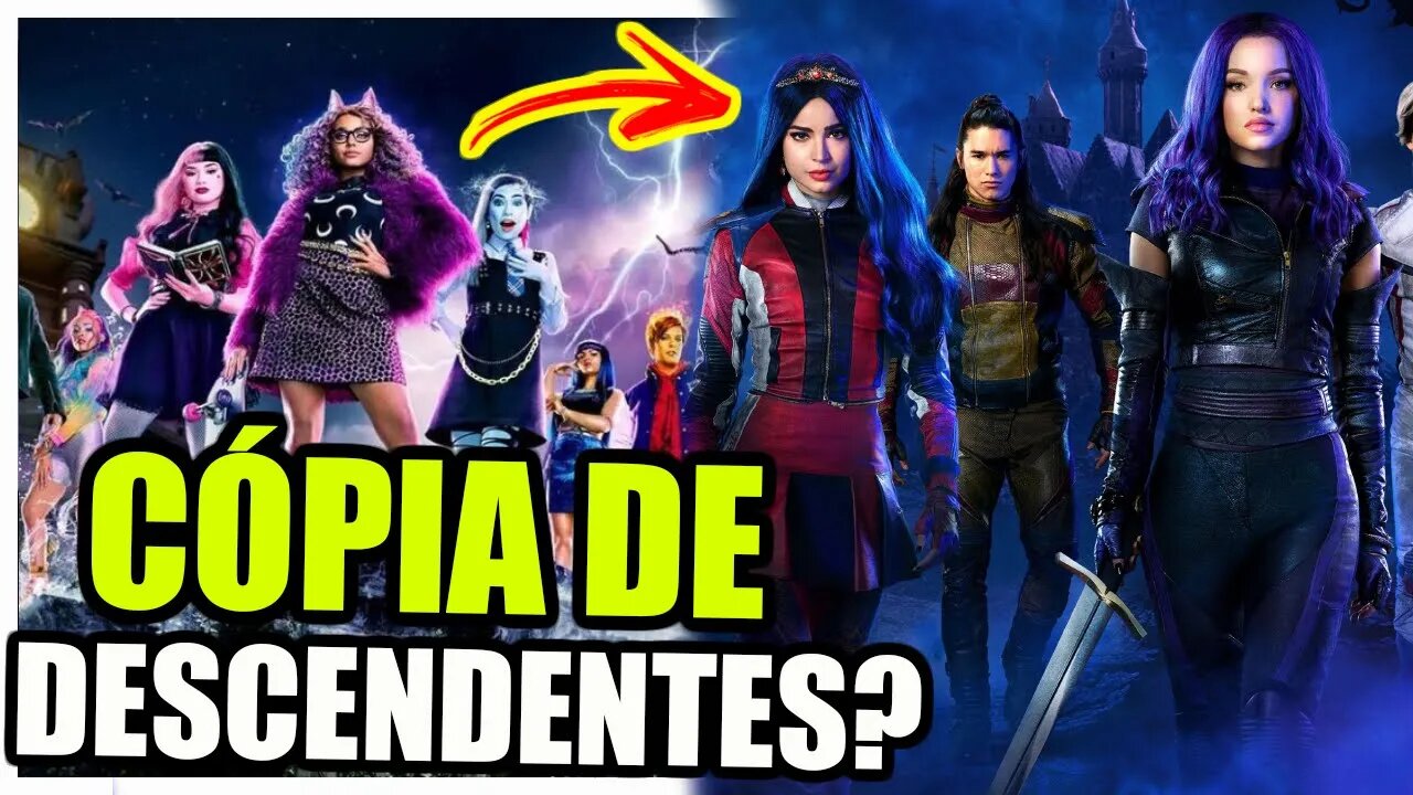 O NOVO FILME DE DE MONSTER HIGH É UMA CÓPIA DE DESCENDENTES?