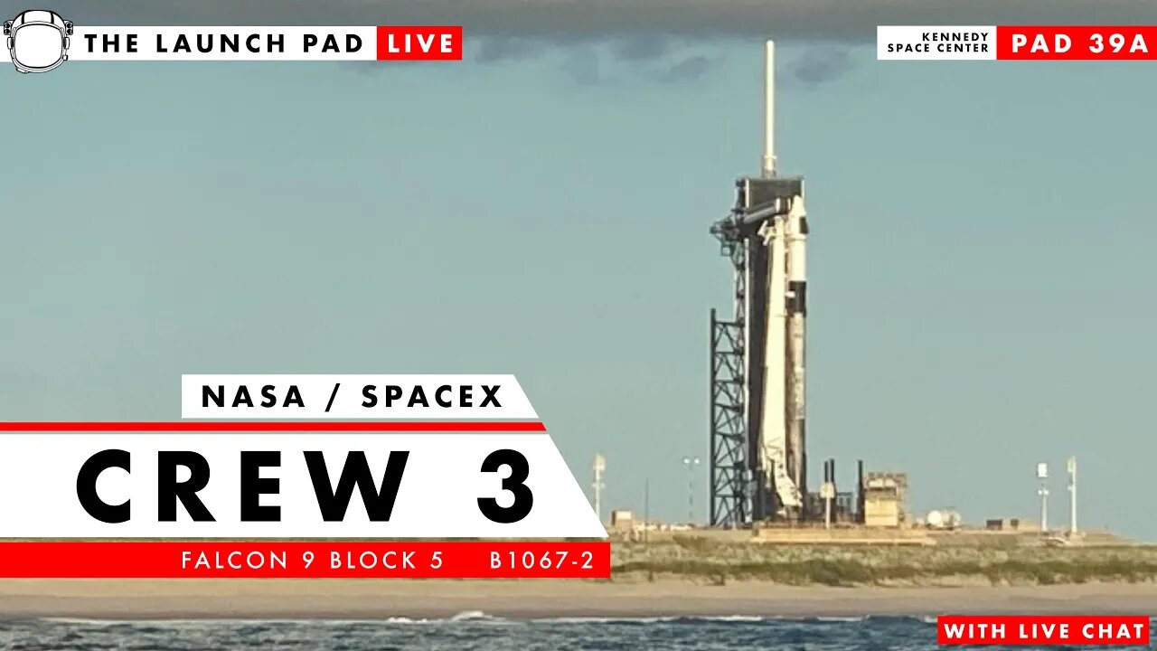 HAPPENING NOW! SpaceX Crew-3 Final Countdown to Launch