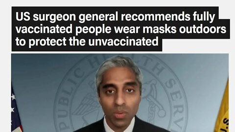 US Surgeon General Has New Guidelines For Mask and Guess Who's Mad 😆