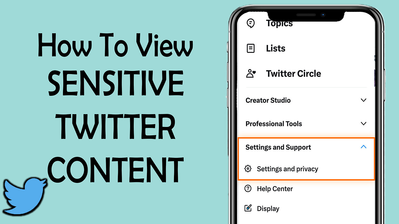 How to View Twitter Sensitive Content Setting