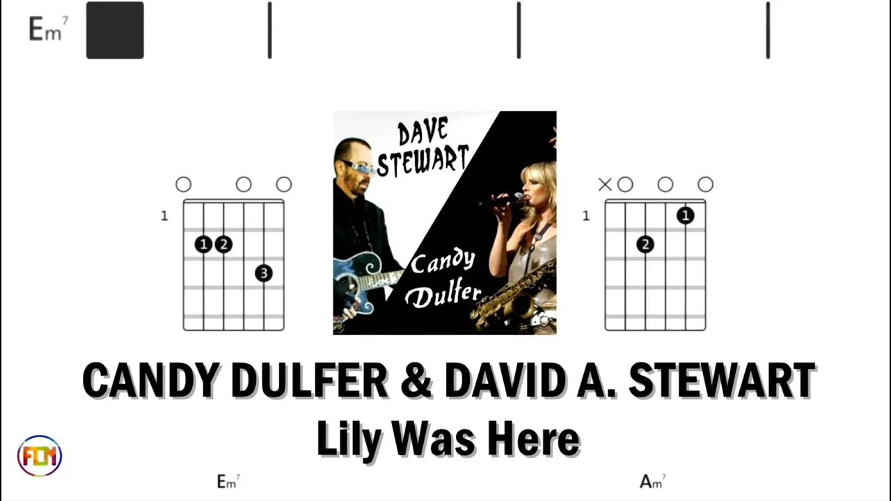 CANDY DULFER & DAVID A STEWART Lily Was Here - (Chords) HD