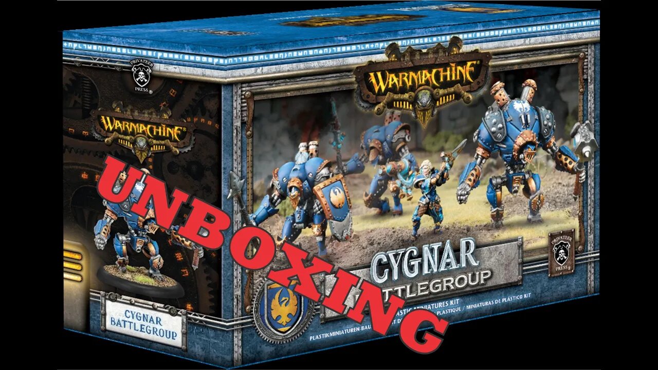 Warmachine Cygnar Battlegroup Unboxing