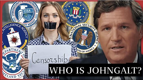 Tucker Carlson W/ Everything U Need 2 Know about Govt’s Mass Censorship Campaign. TY JGANON, SGANON