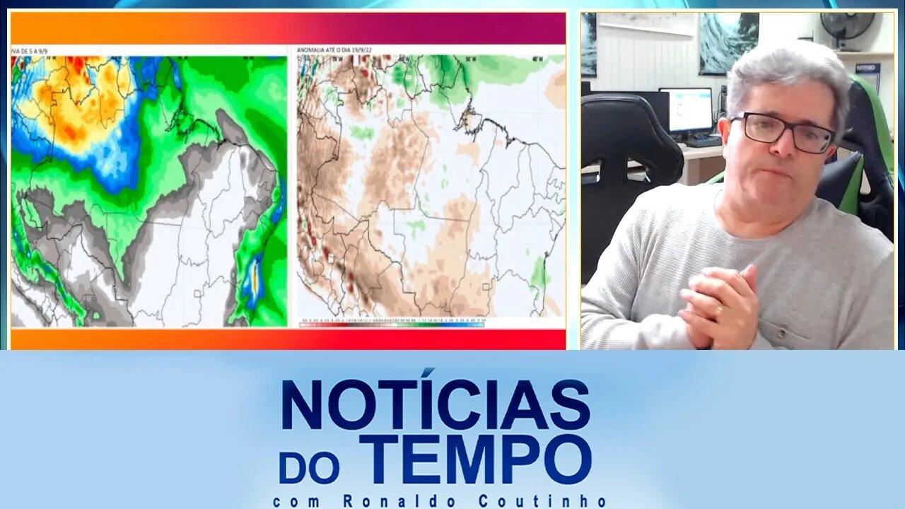 Meteorologia indica nova frente fria com chuva e onda de frio Sul.