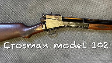 Crosman model 102 pump action 22 air rifle first look and evaluation