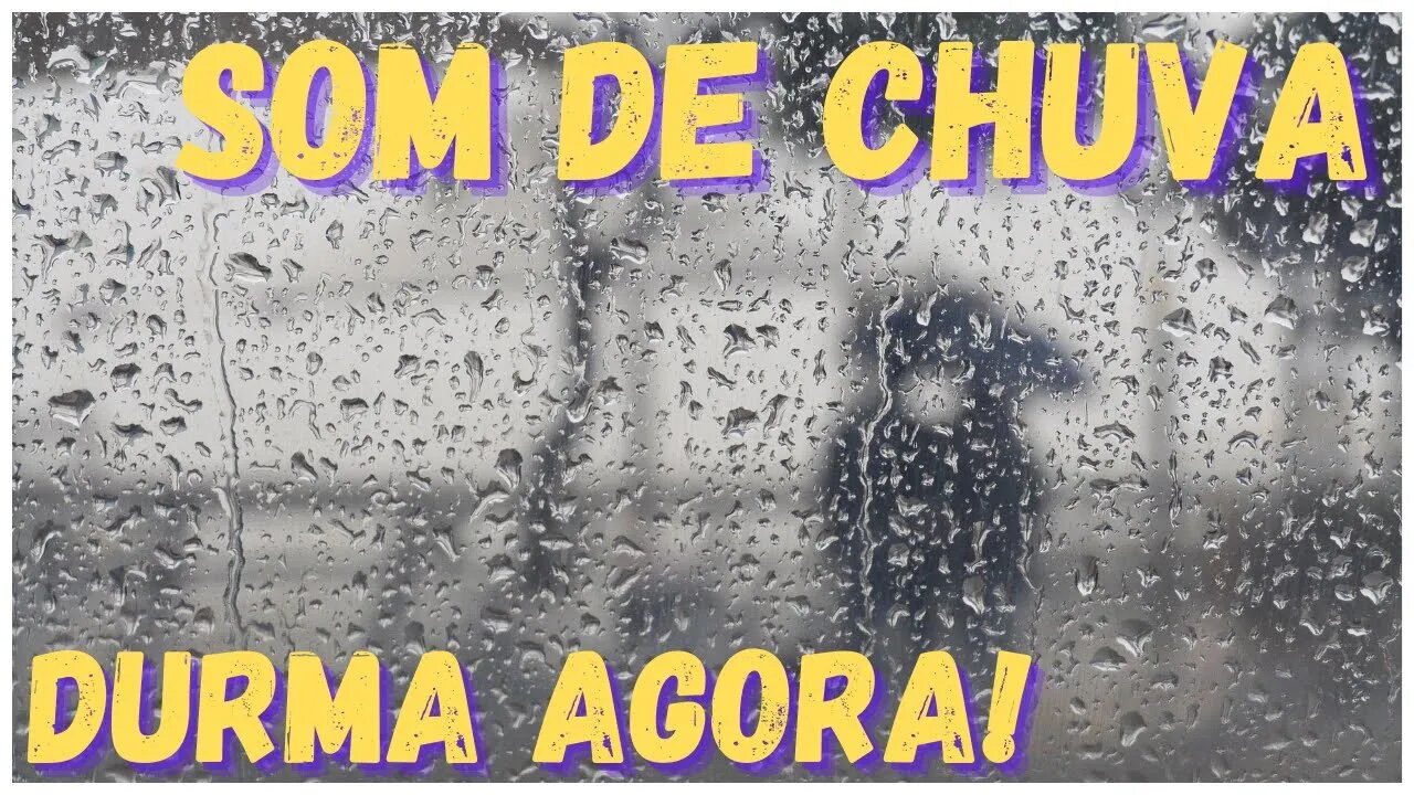 Som de chuva para dormir! Barulho de chuva no telhado! Relaxe, medite, ore e estude!