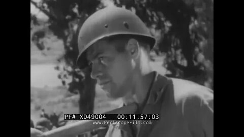 “CLUB AND KNIFE FIGHTING” WWII U S MARINE CORPS BASIC TRAINING HAND TO HAND FIGHTING FILM XD49004