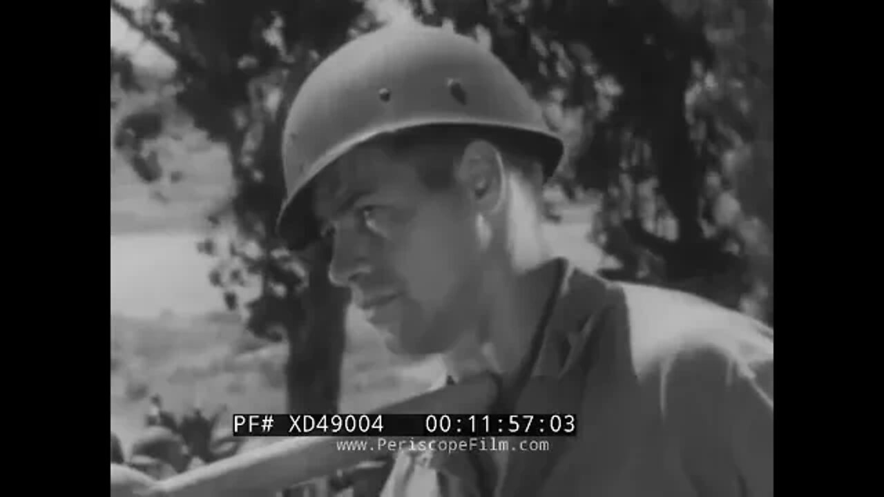 “CLUB AND KNIFE FIGHTING” WWII U S MARINE CORPS BASIC TRAINING HAND TO HAND FIGHTING FILM XD49004