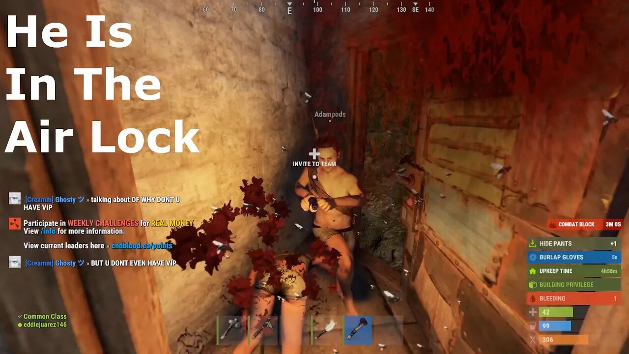 He Is In The Air Lock Rust Messing Around With Friends