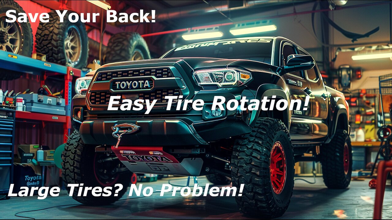 Have you ever done a tire rotation this easy?